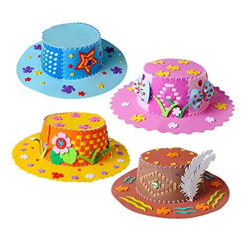 Warmhm 4 Stück Diy Sonnenhüte Eva Bastelsets für Jungen und Kreatives für Kindergarten Sicheres und Einfaches Basteln für für Kleine Künstler Warmhm 4 Stück Diy Sonnenhüte Eva Bastelsets für Jungen und Kreatives für Kindergarten Sicheres und Einfaches Basteln für für Kleine Künstler von Warmhm
