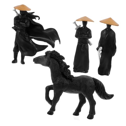 Warmhm 4 Stück Figuren für Mikrolandschaften Realistische Kleine Dekorationen für Terrarien Bonsai und Puppenhäuser Mini Action Figuren mit Historischem Charme von Warmhm