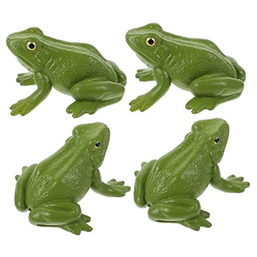 Warmhm 4 Stück Frosch Figuren Simulierte Frösche Deko für Kinderzimmer Lehrspielzeug Heimdekoration Niedliche Tierornamente aus Hochwertigem Kunststoff für Kreative Spiele und Lernzwecke Warmhm 4 Stück Frosch Figuren Simulierte Frösche Deko für Kinderzimmer Lehrspielzeug Heimdekoration Niedliche Tierornamente aus Hochwertigem Kunststoff für Kreative Spiele und Lernzwecke von Warmhm