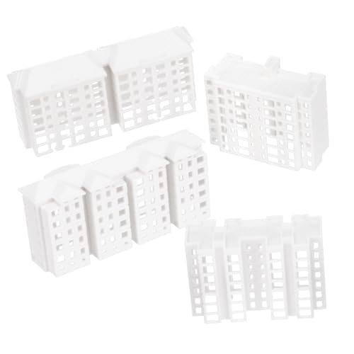 Warmhm 4 Stück Gebäudemodellornamente plastikenten caakg mikrolandschaft Modellbau handystativ künstlich Miniaturhäuser zum Basteln Zubehör für die Landschaftsgestaltung Mini-Gebäude Weiß Warmhm 4 Stück Gebäudemodellornamente plastikenten caakg mikrolandschaft Modellbau handystativ künstlich Miniaturhäuser zum Basteln Zubehör für die Landschaftsgestaltung Mini-Gebäude Weiß von Warmhm