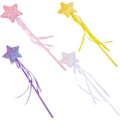Warmhm 4 Stück Glitzernde Feenstäbe für Teiliges und Leichte Zauberstäbe für Partys Bastelprojekte und DIY Aktivitäten Strahlende Farben und Funkelnde Effekte Warmhm 4 Stück Glitzernde Feenstäbe für Teiliges und Leichte Zauberstäbe für Partys Bastelprojekte und DIY Aktivitäten Strahlende Farben und Funkelnde Effekte von Warmhm