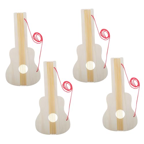 Warmhm 4 Stück Kindergarten Holzgitarren Bastelarbeiten DIY Gitarre DIY Musikinstrument Gitarre Kindergitarren Für Holzgitarre Kindergitarre Musikinstrument Party Gitarren Warmhm 4 Stück Kindergarten Holzgitarren Bastelarbeiten DIY Gitarre DIY Musikinstrument Gitarre Kindergitarren Für Holzgitarre Kindergitarre Musikinstrument Party Gitarren von Warmhm