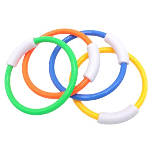 Warmhm 4 Stück Kinderpoolspielzeug Kinderspielzeug Wasser Schwimmspielzeug Zum Pooltauchen Ö Ring Schwimmbad Für Kleinkindpoolspielzeug Poolspielzeug Tauchen Abs von Warmhm