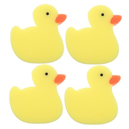 Warmhm 4 Stück Kleine Gelbe Enten Badebürste Badeschrubber Für Körperpeeling Körperschrubber Duschschrubber Für Körperschwamm von Warmhm
