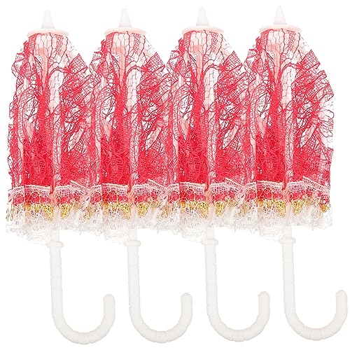 Warmhm 4 Stück Mini Regenschirm Teiliges Liebevolles Dekorationsmodell für Puppenhäuser und Schreibtisch Realistische Gestaltung Vielseitig Fotorequisiten für Warmhm 4 Stück Mini Regenschirm Teiliges Liebevolles Dekorationsmodell für Puppenhäuser und Schreibtisch Realistische Gestaltung Vielseitig Fotorequisiten für von Warmhm