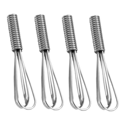 Warmhm 4 Stück Miniatur-lebensmittelspielzeug-eierschläger Kleiner Schneebesen Miniaturhaus Kit Handmixer Hersteller Mini Schneebesen Puppenhauszubehör Silver Rostfreier Stahl Warmhm 4 Stück Miniatur-lebensmittelspielzeug-eierschläger Kleiner Schneebesen Miniaturhaus Kit Handmixer Hersteller Mini Schneebesen Puppenhauszubehör Silver Rostfreier Stahl von Warmhm