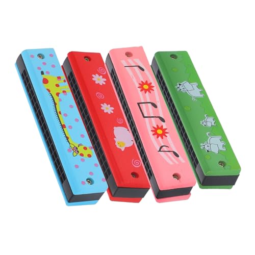 Warmhm 4 Stück Musikspielzeug Mundharmonika Anfänger Musikspielzeug für Kleinkinder Organ Instrument Kleinkindmusikspielzeug Mundharmonicas für Kinderspielzeug Holz Warmhm 4 Stück Musikspielzeug Mundharmonika Anfänger Musikspielzeug für Kleinkinder Organ Instrument Kleinkindmusikspielzeug Mundharmonicas für Kinderspielzeug Holz von Warmhm