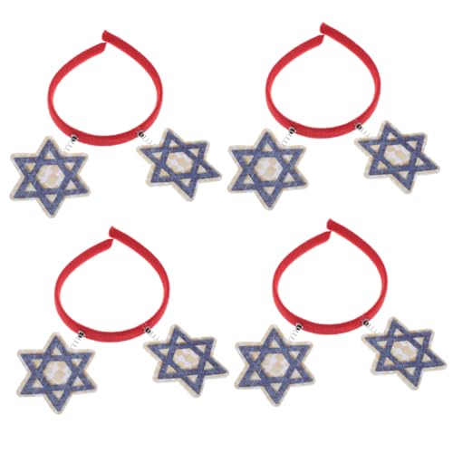 Warmhm 4 Stück Pessach Stirnband Stirnbänder Stirnbänder Dekorationen Chanukka Partygeschenke Chanukka Kostümzubehör Chanukka Partybrille Happy Fourth Of July Stern Stirnband Warmhm 4 Stück Pessach Stirnband Stirnbänder Stirnbänder Dekorationen Chanukka Partygeschenke Chanukka Kostümzubehör Chanukka Partybrille Happy Fourth Of July Stern Stirnband von Warmhm