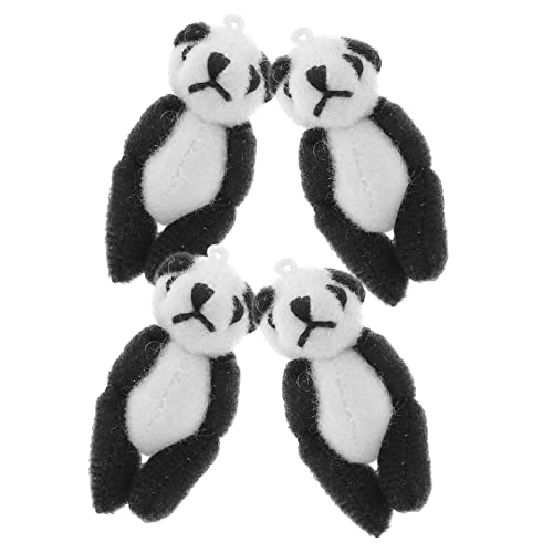 Warmhm 4 Stück Plüsch Panda Anhänger Süße Stofftiere für und Deko für Geburtstagsfeiern und Feiertage von Warmhm