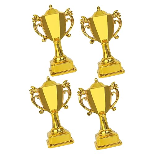 Warmhm 4-teiliger Mini-Pokal Plastik-Pokal Für Kinder Kleiner Pokal Für Spiele Und Partys von Warmhm