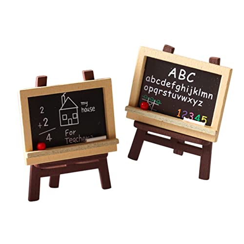 Warmhm 4 Stück Miniatur-staffelei Für Puppenhaus Kinderspielzeug Tischdekoration Warmhm 4 Stück Miniatur-staffelei Für Puppenhaus Kinderspielzeug Tischdekoration von Warmhm