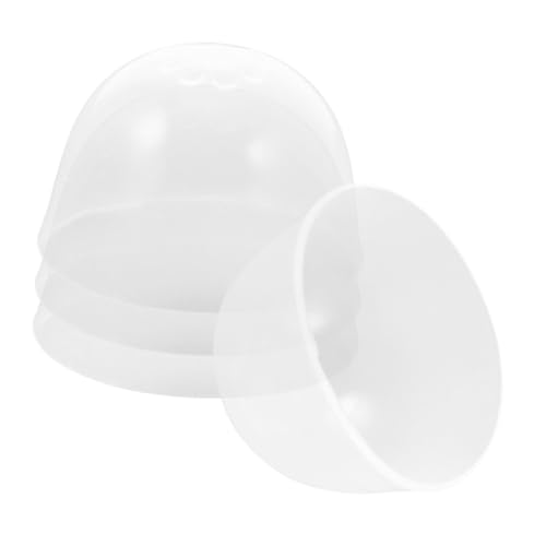 Warmhm 4stücke Puppenperücken Kopfhaube Silikon Sichere Haarabdeckung Für DIY Puppen Leichtes Und Rutschfestes Zubehör Für Puppen Mit Kopfgröße von Warmhm