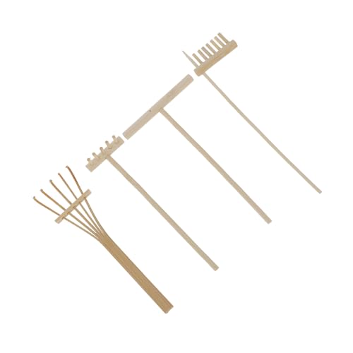 Warmhm 4stücke Teiliges Set Mini Zen Garten Rechen Für Schreibtischdekoration Sandtisch Zubehör Für Meditation Und Kreative Und Rake Für DIY Warmhm 4stücke Teiliges Set Mini Zen Garten Rechen Für Schreibtischdekoration Sandtisch Zubehör Für Meditation Und Kreative Und Rake Für DIY von Warmhm