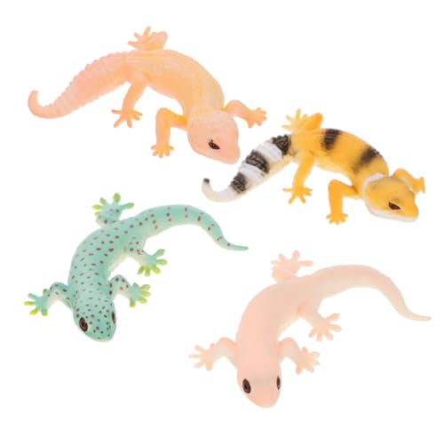 Warmhm 4 Stück Simulation Eidechsen Figurenset Teiliges Plastiktier für Lernspiele Realistische Reptilien Modelle zur Dekoration von Garten und Lehrreiches Tierfiguren für Familien Warmhm 4 Stück Simulation Eidechsen Figurenset Teiliges Plastiktier für Lernspiele Realistische Reptilien Modelle zur Dekoration von Garten und Lehrreiches Tierfiguren für Familien von Warmhm