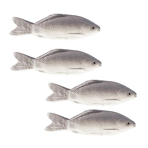 Warmhm 4 Stück Simulation Fischmodell interaktives Fische Kleiner falscher Fisch Künstliches Fischdekor für Simulationsspielzeug für in Fischform von Warmhm
