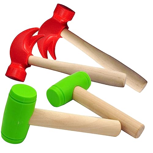 Warmhm 4 Stück Simulationshammerspielzeug Hammer Simulationsspielzeug Holzhammer Kleiner Hammer Minihammer Für Hammer Kleiner Spielzeughammer Pp Warmhm 4 Stück Simulationshammerspielzeug Hammer Simulationsspielzeug Holzhammer Kleiner Hammer Minihammer Für Hammer Kleiner Spielzeughammer Pp von Warmhm