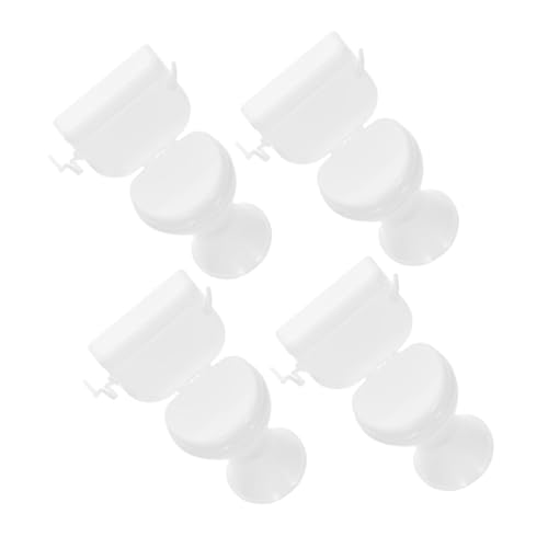 Warmhm 4 Stück Teiliges Mini Toiletten für Puppenhaus Langlebige Weiße Badezimmer Accessoires Witzige Party Kuchen Topper Wiederverwendbar Vielseitig Einsetzbar für Miniatur und Warmhm 4 Stück Teiliges Mini Toiletten für Puppenhaus Langlebige Weiße Badezimmer Accessoires Witzige Party Kuchen Topper Wiederverwendbar Vielseitig Einsetzbar für Miniatur und von Warmhm