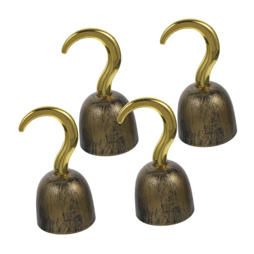 Warmhm 4 Stück Teiliges Piratenhaken aus Robustem Dekoratives Accessoire für Vielseitig Einsetzbar bei Halloween Kostümpartys und Cosplay Veranstaltungen Warmhm 4 Stück Teiliges Piratenhaken aus Robustem Dekoratives Accessoire für Vielseitig Einsetzbar bei Halloween Kostümpartys und Cosplay Veranstaltungen von Warmhm