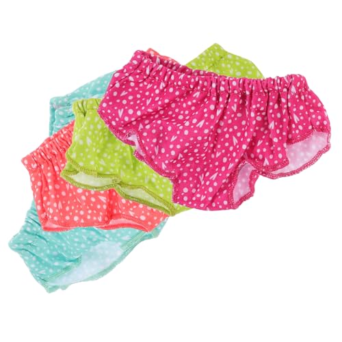 Warmhm 4 Stück Teiliges Puppenunterwäsche für Rollenspiele Puppenunterhosen aus Weichem Material für Puppen Fördert die Fantasie und Macht Spaß Beim Warmhm 4 Stück Teiliges Puppenunterwäsche für Rollenspiele Puppenunterhosen aus Weichem Material für Puppen Fördert die Fantasie und Macht Spaß Beim von Warmhm