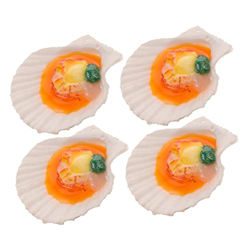 Warmhm 4 Stück Teiliges Realistischer Muscheln Kunstessen Modell für Fotorequisiten Küchendekoration Langlebig für Präsentationen Warmhm 4 Stück Teiliges Realistischer Muscheln Kunstessen Modell für Fotorequisiten Küchendekoration Langlebig für Präsentationen von Warmhm