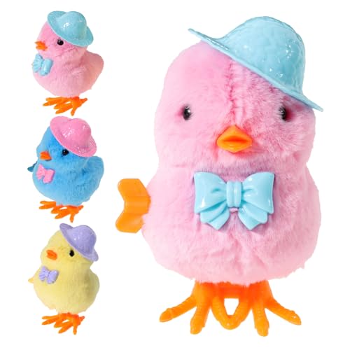 Warmhm 4 Stück Uhrwerk-Plüsch-Küken für kinderspielzeug Laufendes Huhn Wind-up Funny Toys Laufende Tierspielzeuge Hähnchen aufziehen Aufziehküken Aufziehtier Warmhm 4 Stück Uhrwerk-Plüsch-Küken für kinderspielzeug Laufendes Huhn Wind-up Funny Toys Laufende Tierspielzeuge Hähnchen aufziehen Aufziehküken Aufziehtier von Warmhm