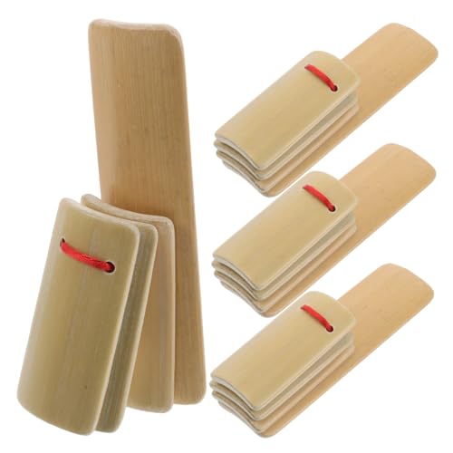 Warmhm 4 Stücke -Allegro Für Anfänger Schlaginstrumente Für Kuaiban Shaker-musikinstrumente Für Bambus Beige Warmhm 4 Stücke -Allegro Für Anfänger Schlaginstrumente Für Kuaiban Shaker-musikinstrumente Für Bambus Beige von Warmhm