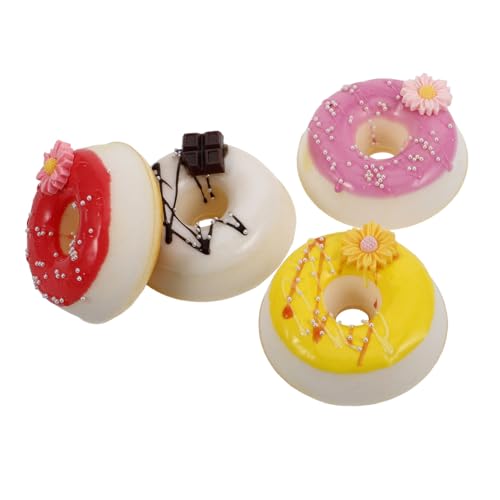 Warmhm 4 Stücke Donut -Dekorationen geburtstagsdekoration Simulierte Donut-Dekorationen Stellen Sie Sich vor, Desserts und Essensspielzeug künstliche Nahrungsmittel zur Ausstellung PVC Warmhm 4 Stücke Donut -Dekorationen geburtstagsdekoration Simulierte Donut-Dekorationen Stellen Sie Sich vor, Desserts und Essensspielzeug künstliche Nahrungsmittel zur Ausstellung PVC von Warmhm