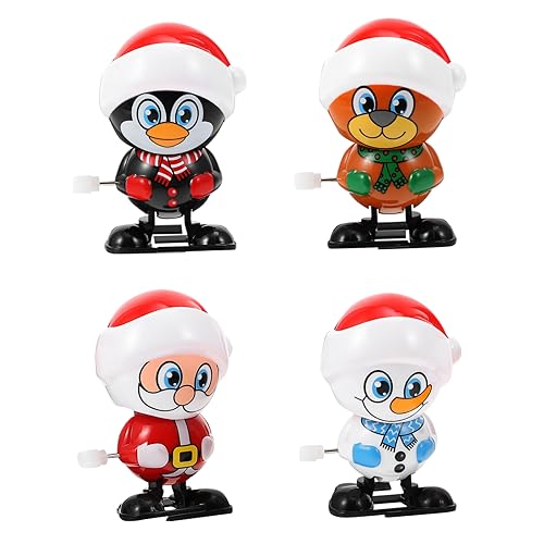 Warmhm 4 Stücke Teiliges Weihnachts Themen Aufziehspielzeug für Niedliches Wind Up für Partys und Eltern Junge Mädchen Interaktionen Festliche Warmhm 4 Stücke Teiliges Weihnachts Themen Aufziehspielzeug für Niedliches Wind Up für Partys und Eltern Junge Mädchen Interaktionen Festliche von Warmhm