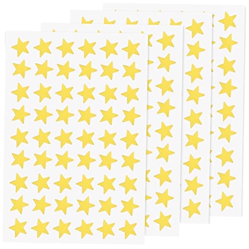 Warmhm 40 Blatt Stern Belohnungsaufkleber Kinderaufkleber Nagelaufkleber Fünfzackige Sternaufkleber Belohnungssternaufkleber Selbstklebende Sternaufkleber Foliensternaufkleber von Warmhm