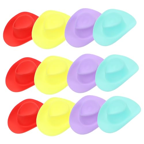 Warmhm 40 Stück Cowboyhüte für Puppen Bunten Farben DIY Dekoration Geburtstagsfeiern Hochzeiten und Feiertage Robustes Material Modisches Design Warmhm 40 Stück Cowboyhüte für Puppen Bunten Farben DIY Dekoration Geburtstagsfeiern Hochzeiten und Feiertage Robustes Material Modisches Design von Warmhm