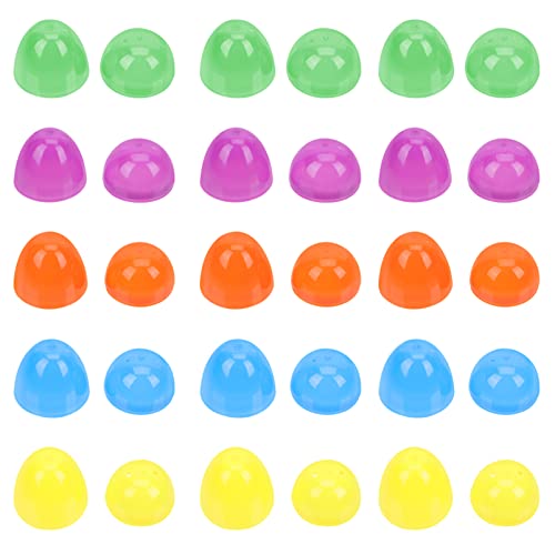 Warmhm 40 Ostereier Aus Plastikspielzeug Bezaubernde Dekoration Für Osterpartys Geschenkbox Für Kinder von Warmhm