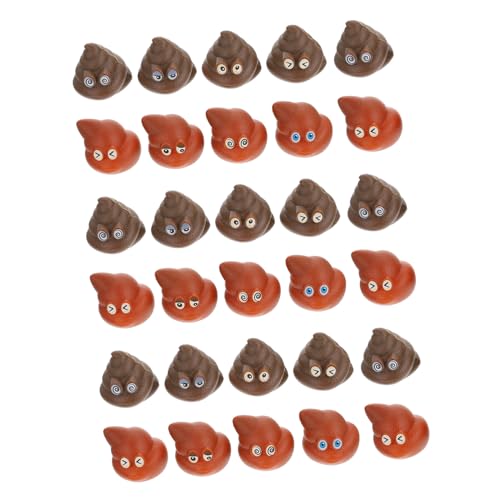 Warmhm 40 Stück Poop- für kinderspielzeug Fun Toy Tricky Funny Presents gefälschter KOT Streich lustig realistisch Spielzeugkacke Kotspielzeug PVC von Warmhm