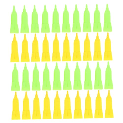 Warmhm 40 Stück Spielschachzubehör Schachbrettspiele Verriegelung Brettspiel Brettspiel Gebäude Kreatives Brettspielzubehör Kunststoff von Warmhm