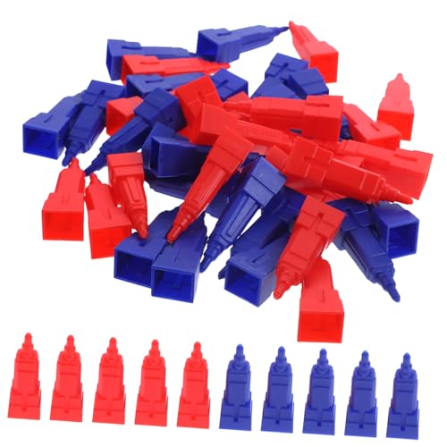 Warmhm 40 Stück Teiliges aus Spielsteinen für Brettspiele Mini Bauelemente für Rich Man und Andere Brettspiele Robuste Langlebige und Sichere Spielzubehörteile für Stundenlangen Spaß Warmhm 40 Stück Teiliges aus Spielsteinen für Brettspiele Mini Bauelemente für Rich Man und Andere Brettspiele Robuste Langlebige und Sichere Spielzubehörteile für Stundenlangen Spaß von Warmhm