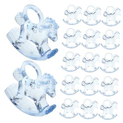 Warmhm 48 Stück Dekorationen für die Babyparty Souvenir Oh Willkommen Bausatz Jumbo Schaukelpferd-Statuen für die Babyparty - -Ornament Mini -Hausdekoration Acryl Himmelblau Warmhm 48 Stück Dekorationen für die Babyparty Souvenir Oh Willkommen Bausatz Jumbo Schaukelpferd-Statuen für die Babyparty - -Ornament Mini -Hausdekoration Acryl Himmelblau von Warmhm