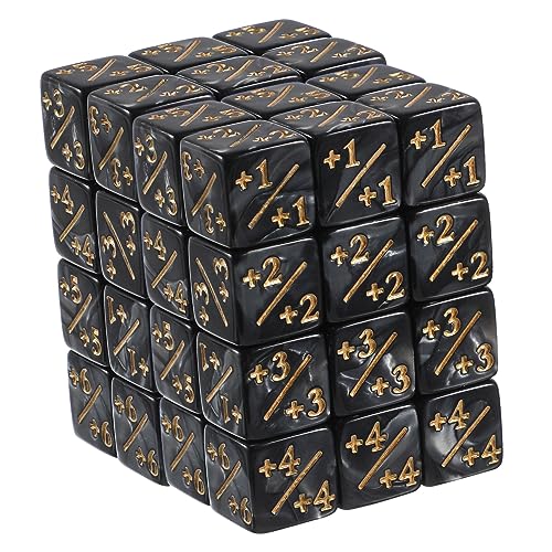 Warmhm 48-teiliges Zähler-Token-würfelset Acryl-würfelzähler Für Tischspiele Würfelspielzubehör Stapelbares Design Ästhetische Dekorative Für Mathematik-lernspielzeug von Warmhm
