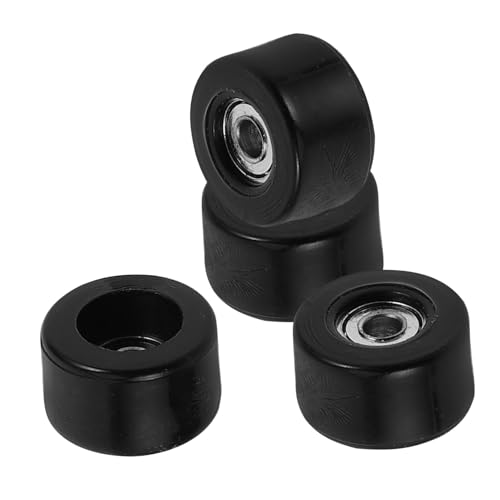 Warmhm 4Stücke Finger Skateboard Mit Lagern Robuste Mini Skateboard Zubehörteile Für Reparatur Von Finger Skateboards Hochgeschwindigkeits Lagerräder von Warmhm