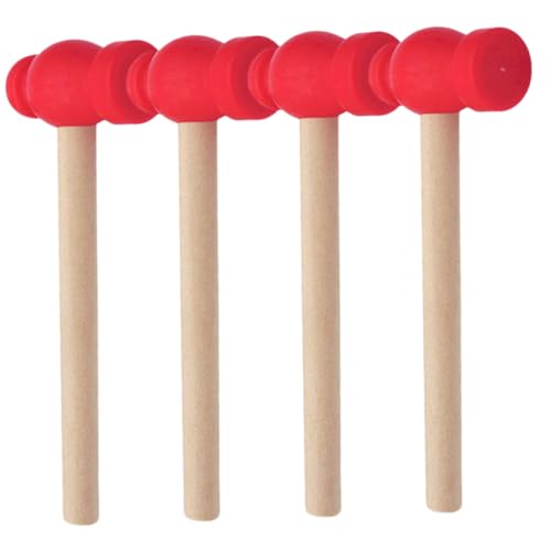 Warmhm 4Stücke Teiliges Hammerspielzeug Für Ergonomisches Holzspielzeug Geschicklichkeit Interaktion Sicher Robust Für Kleinkinder Warmhm 4Stücke Teiliges Hammerspielzeug Für Ergonomisches Holzspielzeug Geschicklichkeit Interaktion Sicher Robust Für Kleinkinder von Warmhm
