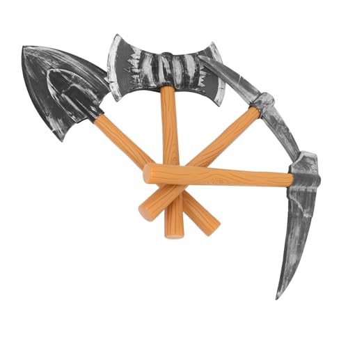 Warmhm 4Stücke Teiliges Requisiten Set für Halloween Bühnenauftritte Cosplay Spitzhacke Schaufel Requisiten für Sichere und Kreative Rollenspiele Warmhm 4Stücke Teiliges Requisiten Set für Halloween Bühnenauftritte Cosplay Spitzhacke Schaufel Requisiten für Sichere und Kreative Rollenspiele von Warmhm