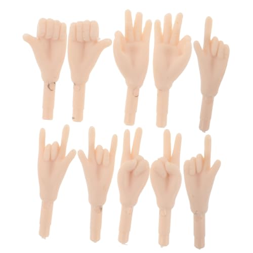 Warmhm 5 Paar Puppenzubehör Hände Minihände Fingerhände Miniaturhände Kleine Hände Puppenherstellung Zubehör Babyhände Puppenhände Handpuppen Puppenteile Gefälschte Hand Beige Kunststoff Warmhm 5 Paar Puppenzubehör Hände Minihände Fingerhände Miniaturhände Kleine Hände Puppenherstellung Zubehör Babyhände Puppenhände Handpuppen Puppenteile Gefälschte Hand Beige Kunststoff von Warmhm