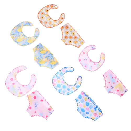 Warmhm 5 Sets Puppenwindel Lätzchen Puppenzubehör Accessoire Puppenlätzchen Unsere Panty Unterwäsche Puppenhöschen Windeln Lätzchen Spielzeugwindeln Stoff Warmhm 5 Sets Puppenwindel Lätzchen Puppenzubehör Accessoire Puppenlätzchen Unsere Panty Unterwäsche Puppenhöschen Windeln Lätzchen Spielzeugwindeln Stoff von Warmhm
