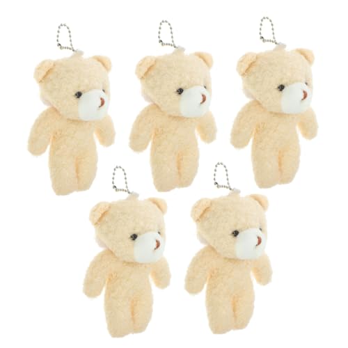 Warmhm 5 Stück Anhänger Plüschtier Kuscheltier Bär Plüsch Kleines Gelenk Kuscheltier Plüschbär Kuscheltier Plüsch Winziger Bär Mini Plüschtiere Plüsch Schlüsselanhänger Beige Pp Warmhm 5 Stück Anhänger Plüschtier Kuscheltier Bär Plüsch Kleines Gelenk Kuscheltier Plüschbär Kuscheltier Plüsch Winziger Bär Mini Plüschtiere Plüsch Schlüsselanhänger Beige Pp von Warmhm