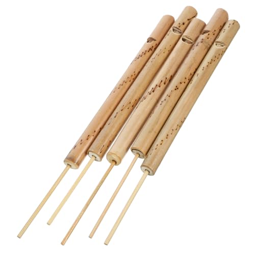 Warmhm 5 Stück Bambusvogelflöte Pfeife für Bird Whistle Toy Slide Whistle Musical Toy tragbar Slide Whistle Musikinstrument Warmhm 5 Stück Bambusvogelflöte Pfeife für Bird Whistle Toy Slide Whistle Musical Toy tragbar Slide Whistle Musikinstrument von Warmhm