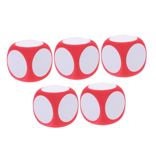 Warmhm 5 Stück Blanko Schaumstoffwürfel Blanko DIY Würfel Abgerundet Bis Groß Schaumstoffwürfel Schaumstoffwürfel DIY Leere Würfel Quadratisch Farbe Zahl Klassenzimmer Die Warmhm 5 Stück Blanko Schaumstoffwürfel Blanko DIY Würfel Abgerundet Bis Groß Schaumstoffwürfel Schaumstoffwürfel DIY Leere Würfel Quadratisch Farbe Zahl Klassenzimmer Die von Warmhm