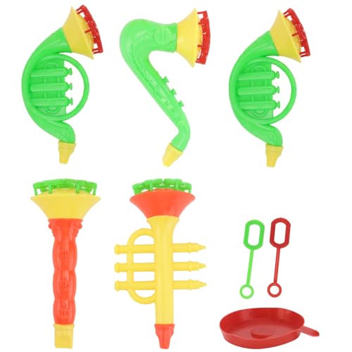 Warmhm 5 Stück Blasenblasendes Kinderspielzeug seifenblasenmaschine für Bubble Machine for Outdoor bubblemachine sprudelnde Maschine Blasenmacher Plastik von Warmhm