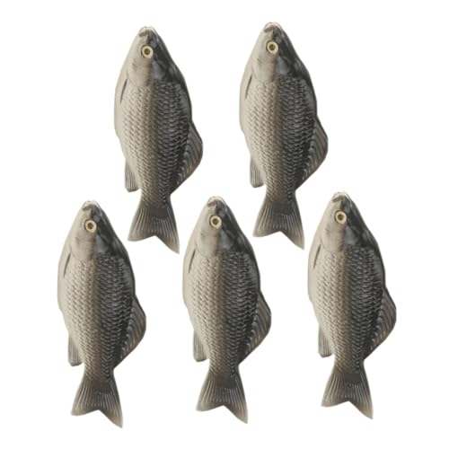Warmhm 5 Stück Blasenfisch Fischfiguren realistisches Karpfendekor Simulation Fischmodell Künstlicher Karpfen gefälschtes Fischmodell Simulation von Tierfiguren Schaum Warmhm 5 Stück Blasenfisch Fischfiguren realistisches Karpfendekor Simulation Fischmodell Künstlicher Karpfen gefälschtes Fischmodell Simulation von Tierfiguren Schaum von Warmhm