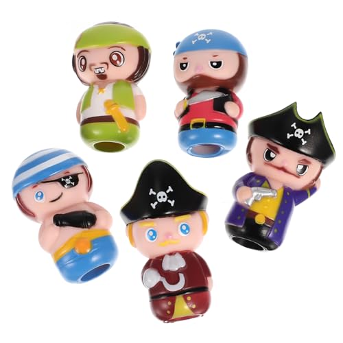 Warmhm 5 Stück Cartoon-Finger-Puppe Piraten-handpuppe Puppen Kleinkinder Zum Geschichtenerzählen Fingerpuppe Interaktives Cartoon-marionettenspielzeug Vinyl Warmhm 5 Stück Cartoon-Finger-Puppe Piraten-handpuppe Puppen Kleinkinder Zum Geschichtenerzählen Fingerpuppe Interaktives Cartoon-marionettenspielzeug Vinyl von Warmhm