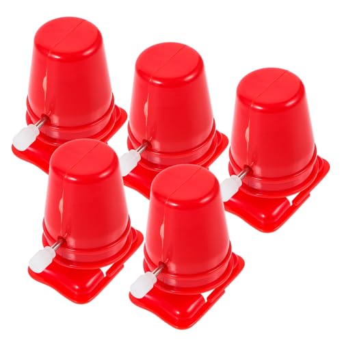 Warmhm 5 Stück Clay Accessoire Kid Farbe Ton Bausatz Uhrwerk Uhrwerk-Spielzeugmechanismus Mechanismen Mini- zum Aufziehen Ersatzuhrmechanismus Uhrwerk Plastik rot Warmhm 5 Stück Clay Accessoire Kid Farbe Ton Bausatz Uhrwerk Uhrwerk-Spielzeugmechanismus Mechanismen Mini- zum Aufziehen Ersatzuhrmechanismus Uhrwerk Plastik rot von Warmhm