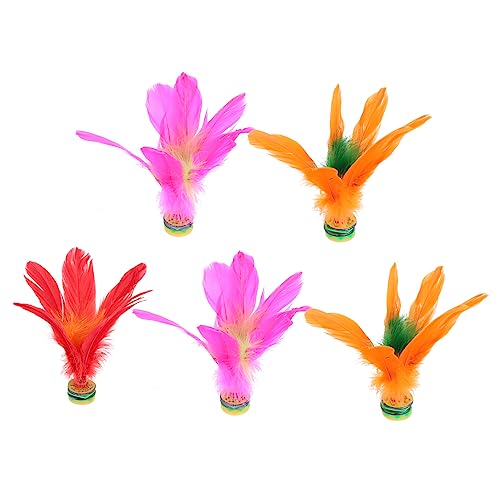 Warmhm 5 Stück Farbige Federbälle Federbälle Kick Federbälle Fußspiel Fußsport Outdoor Fitness Outdoor Spiel Kick Federbälle Chinesische Jianzi Gans Warmhm 5 Stück Farbige Federbälle Federbälle Kick Federbälle Fußspiel Fußsport Outdoor Fitness Outdoor Spiel Kick Federbälle Chinesische Jianzi Gans von Warmhm