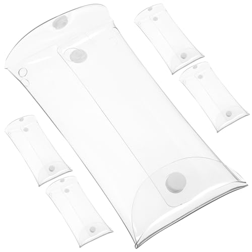 Warmhm 5 Stück Figuren Aufbewahrungstasche für Action Figuren Robuste Displaybox für Modelle Sammlerstücke Schmuck und Kleine Accessoires von Warmhm